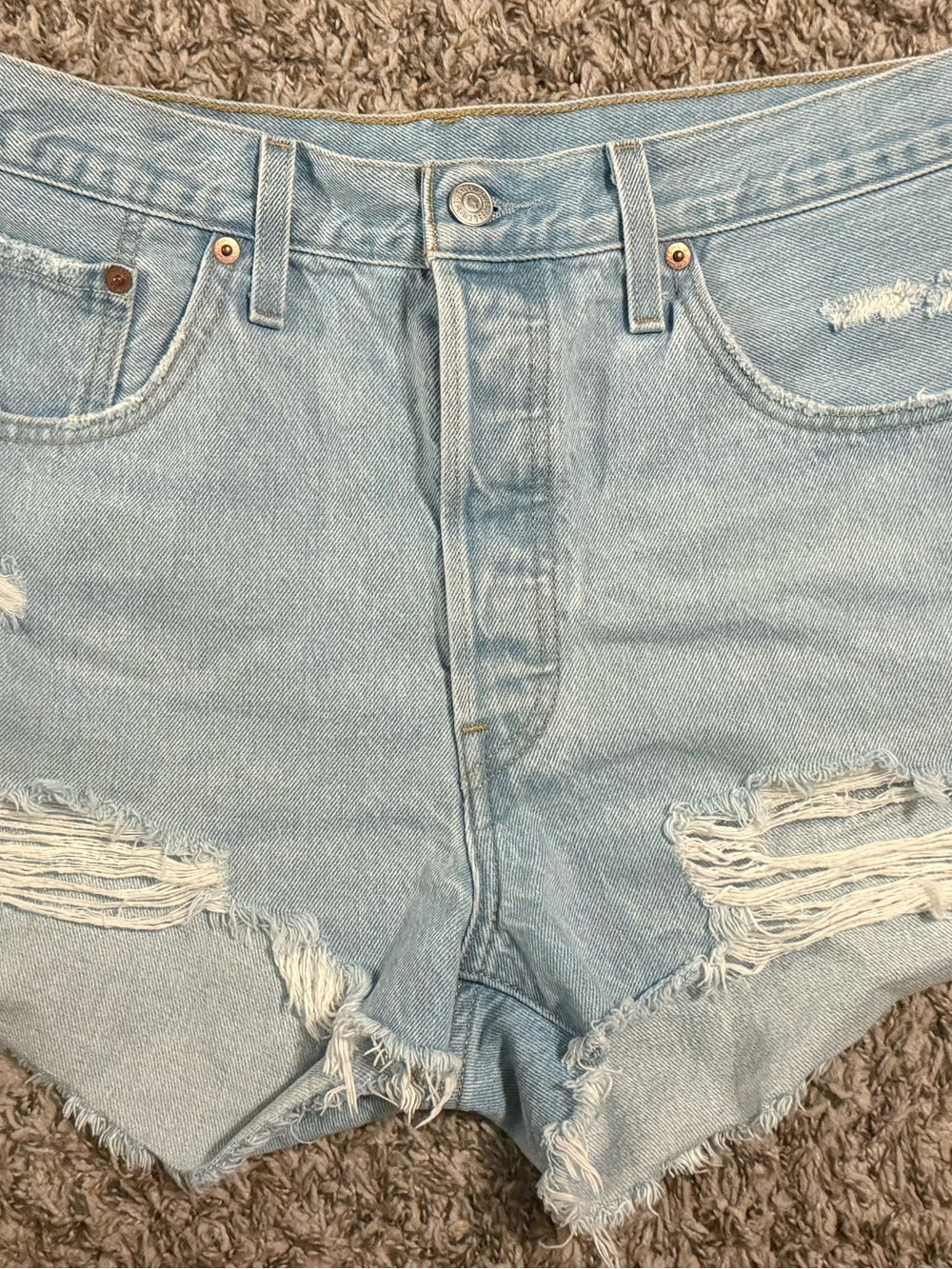 Levi's 501 Original Women's High-Rise Denim Shorts